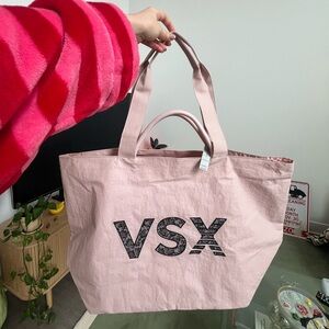Victorias Secret Large Light Pink Tote Bag